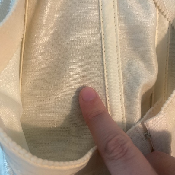 Carnival vintage women's cream bustier corset size 34B fairy castlecore regency - Picture 8 of 14